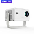 Proyector Magcubic 8K L018 Android14 650ANSI nativo 1080P enfoque automático y Keystone BT5.4 WIFI6 Allwinner H726 portátil 360 °   Ruirar