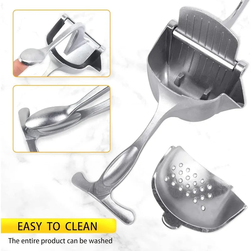 Exprimidor manual, exprimidor de jugo de fruta, herramienta extractora de exprimidor de cítricos resistente desmontable, exprimidor de aleación de metal de primera calidad