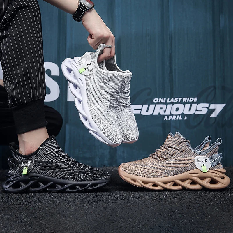 Zapatos deportivos informales de gran tamaño, zapatillas informales para hombre y mujer, nuevos zapatos impermeables para hombre, zapatos para correr ligeros, cómodos y transpirables