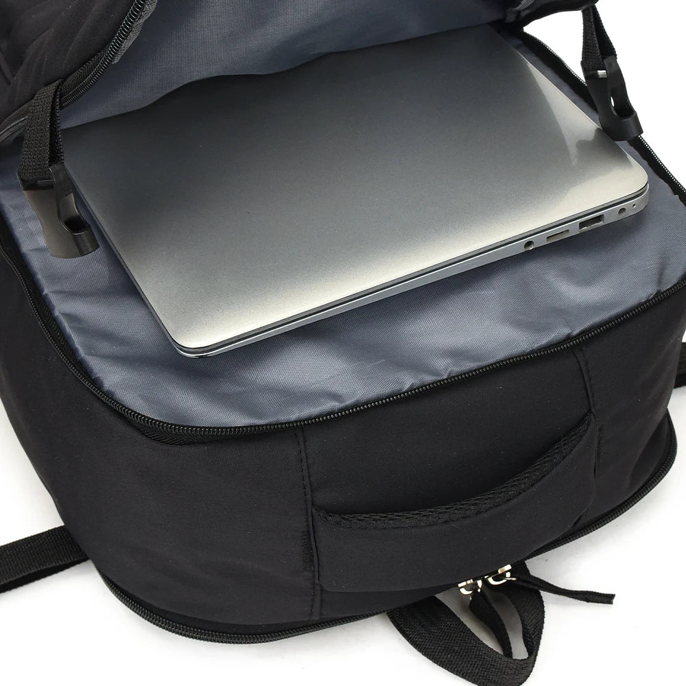 Juego de 2 piezas, 180 °     Mochila de Viaje con Apertura Completa y Bolsa de Aseo, Equipaje de Mano Ligero para Negocios, Escuela y Desplazamientos Diarios