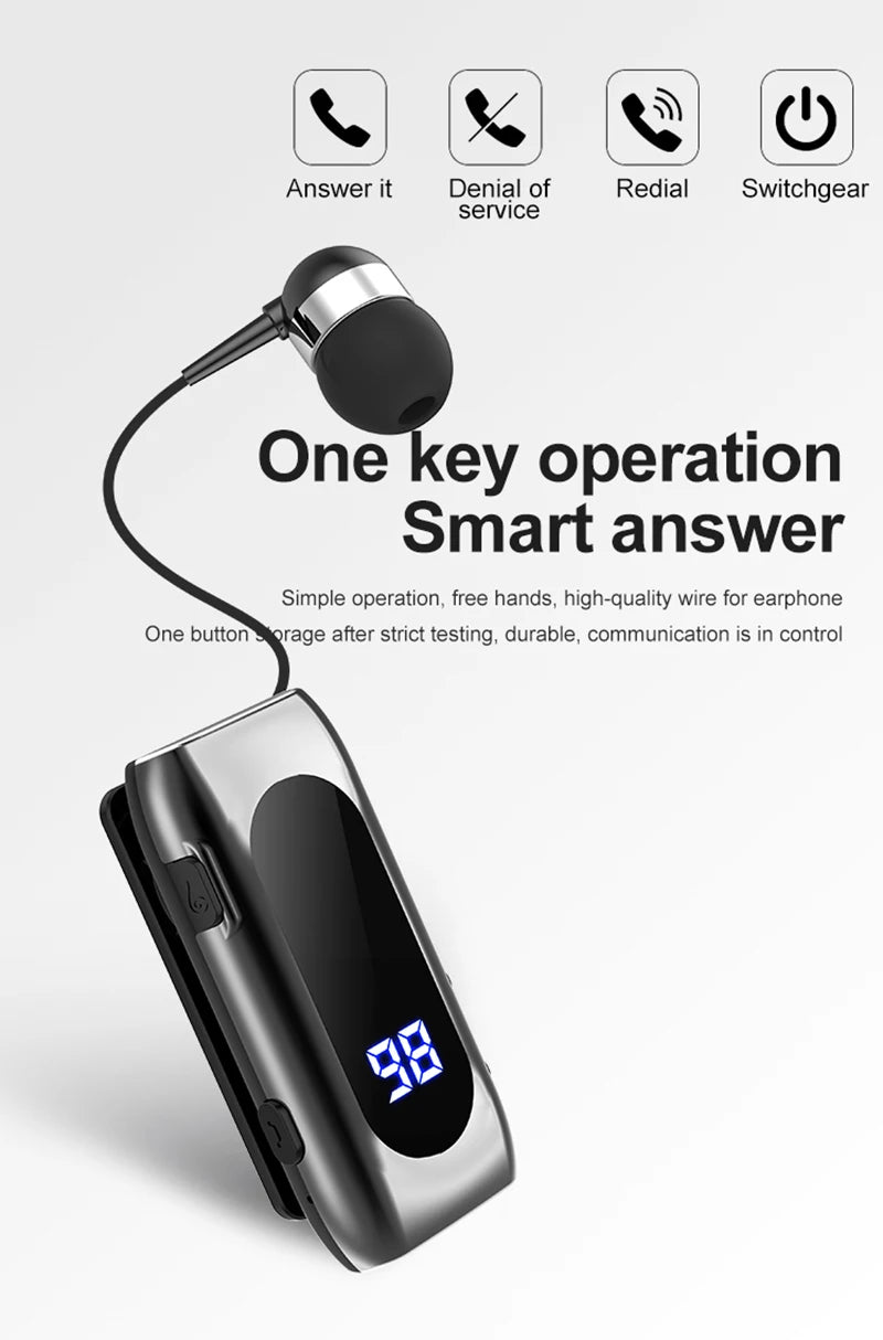K55 Auriculares Bluetooth con Pantalla LED Digital