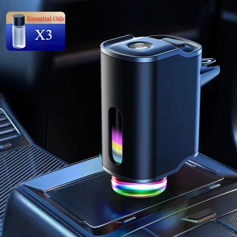 Difusor de aromas eléctrico para auto con ventilación y aceites esenciales