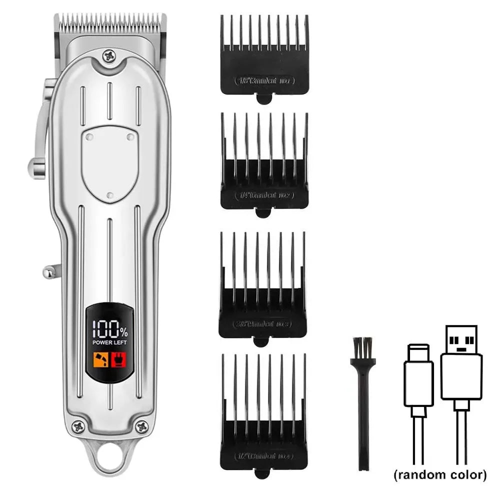 Cortapelos Profesional 3 en 1, Afeitadora Eléctrica Recargable, Recortador de Barba