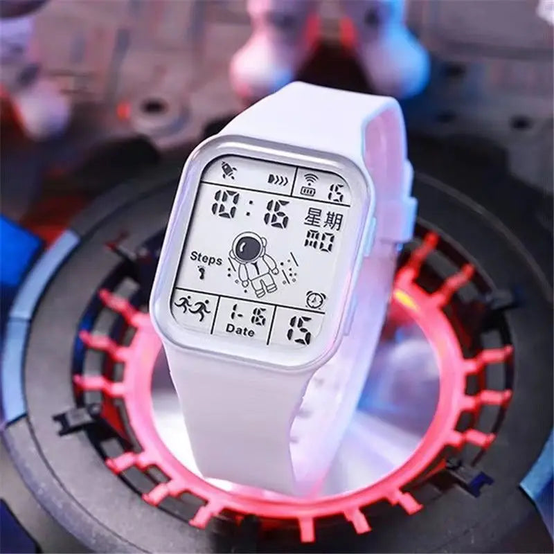 Reloj Digital de moda para hombres, mujeres y niños, relojes deportivos a prueba de suéter, reloj multifunción, reloj de pulsera electrónico para estudiantes