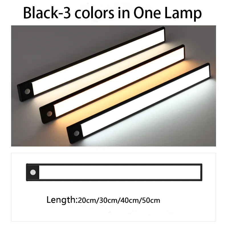 PZSUNLY Luz LED Ultrafina con Sensor para Gabinete