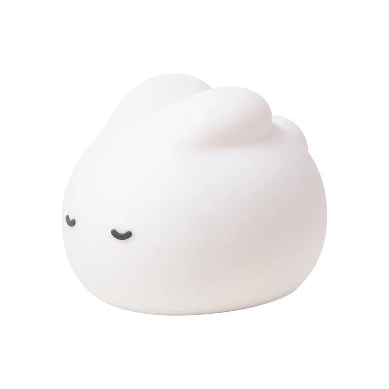 Lámpara de noche de conejo de silicona, luz nocturna de conejo de ensueño, lámpara LED con Sensor táctil, sincronización, decoración de escritorio, regalo de luz nocturna para niños