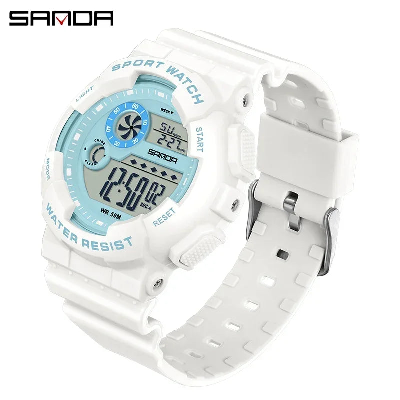 Reloj Digital LED SANDA Deportivo para Mujer