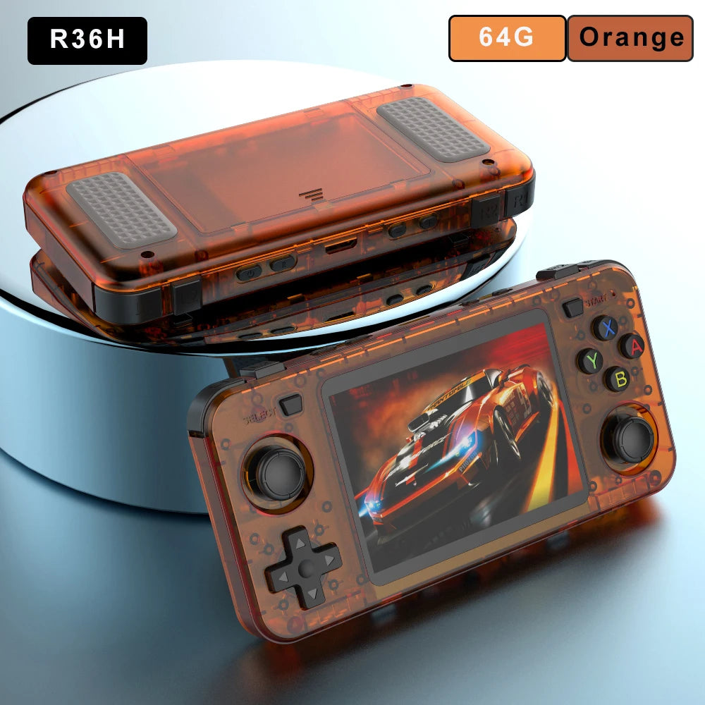 Consola de Videojuegos Retro R36H, Pantalla IPS 3.5 Pulgadas, Sistema Linux