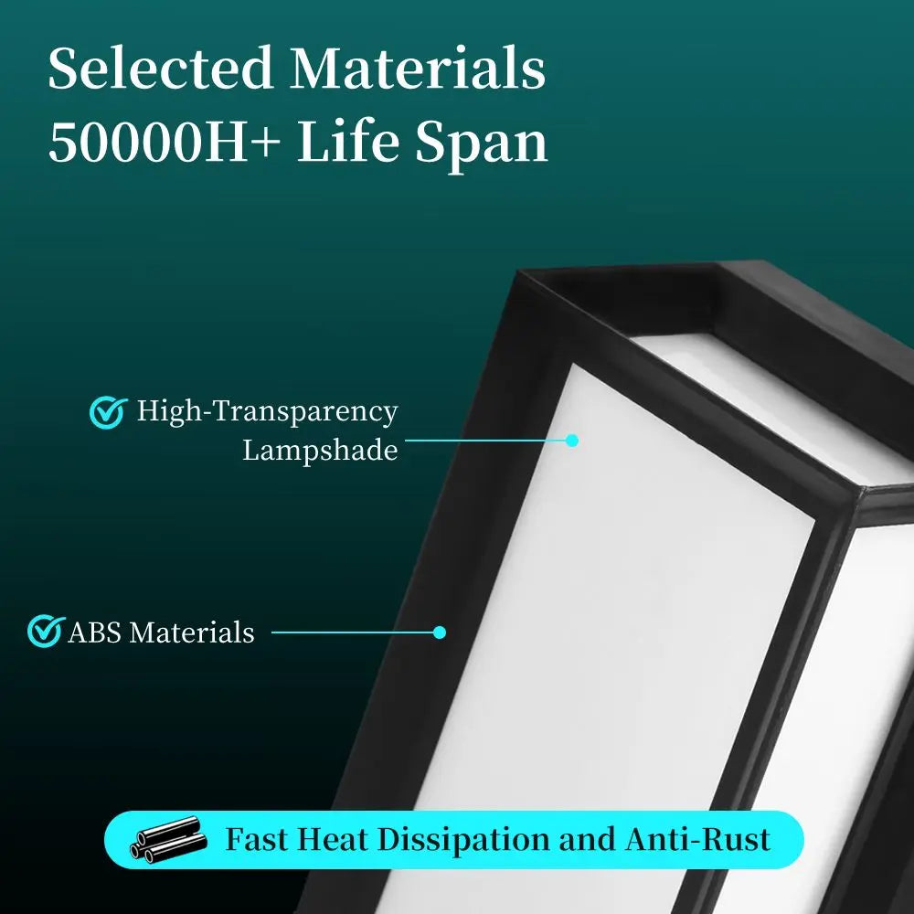 Lámpara LED de Pared 25W Impermeable para Exterior del Hogar