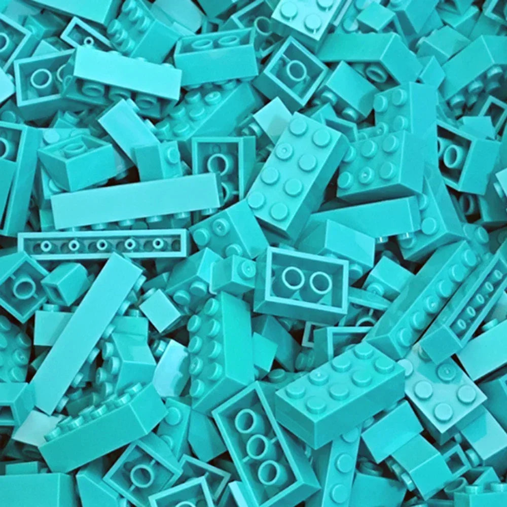 120/240 Uds. Juego de bloques de construcción a granel ciudad ladrillos clásicos montaje colorido DIY juguete creativo juguete educativo interactivo para niños