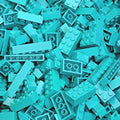 120/240 Uds. Juego de bloques de construcción a granel ciudad ladrillos clásicos montaje colorido DIY juguete creativo juguete educativo interactivo para niños