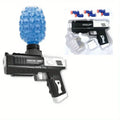 Blaster de bolas manual, pistola de juguete blasters de espuma de balas suaves, regalo genial (blanco y negro)
