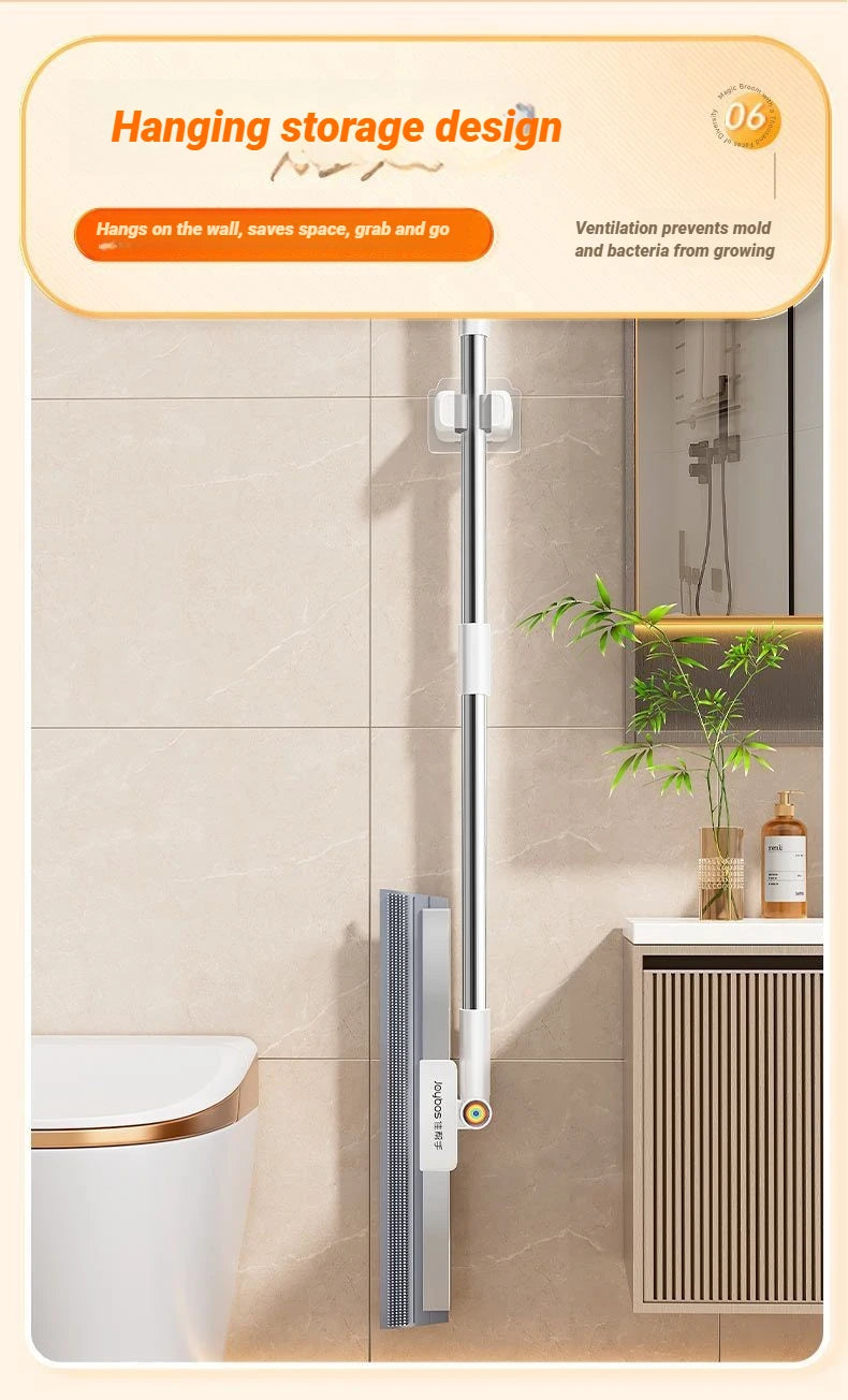Escoba mágica de silicona Joybos con raspador de agua, 30-50 cm