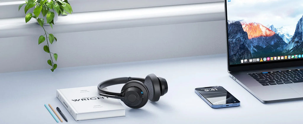 Auriculares Bluetooth 5.4 con Micrófono ENC y Conexión Multipunto
