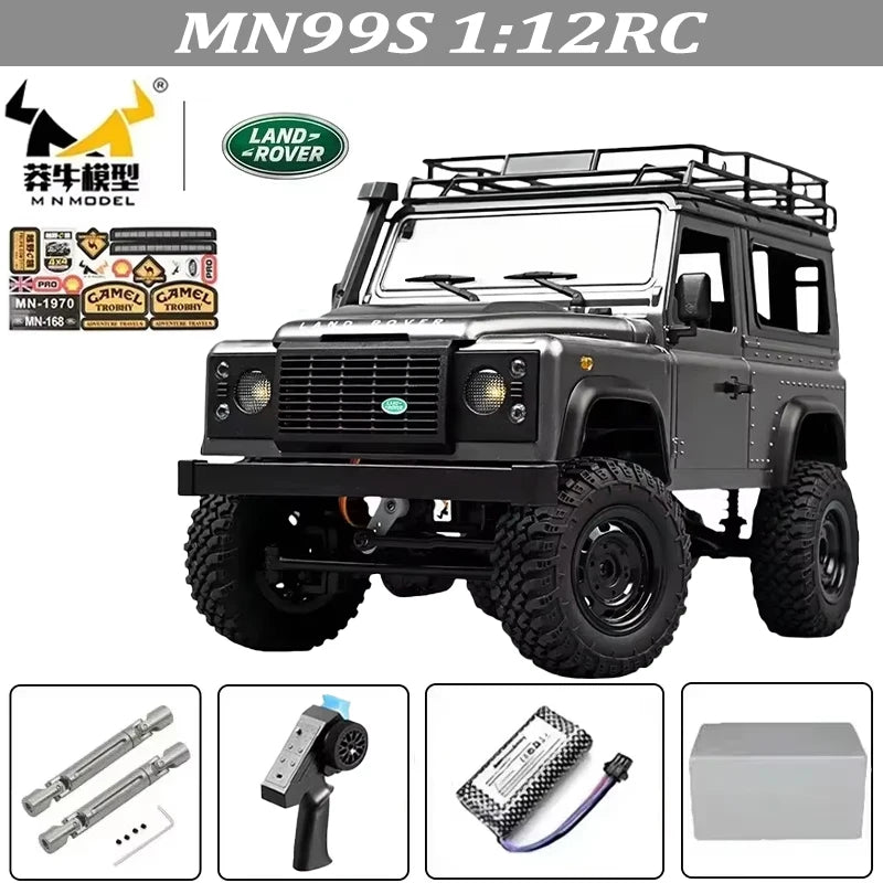 MN82 MN82S Toyota Rc 4x4 Rc CAR 2,4g 1/12 escala completa todoterreno Control remoto coche trepador de control remoto coche de juguete para regalo