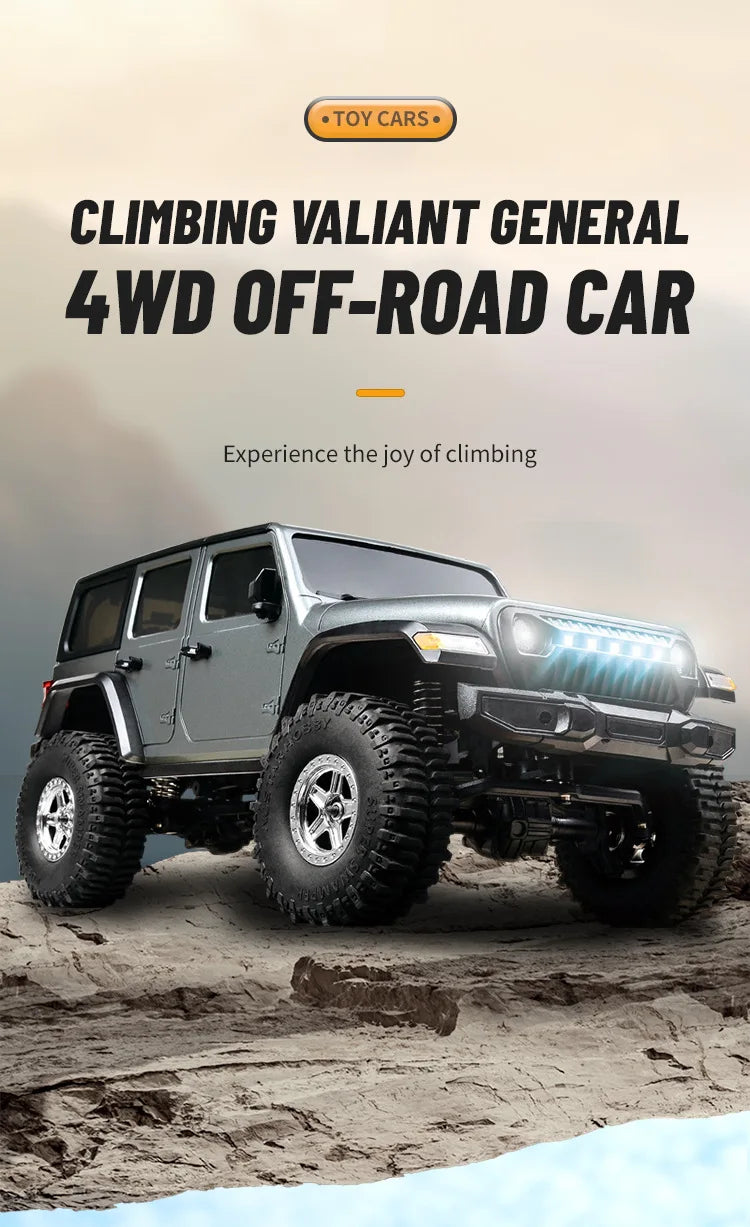 Auto RC JJRC C8801 Jeep Wrangler 4WD 1:18 Control Remoto