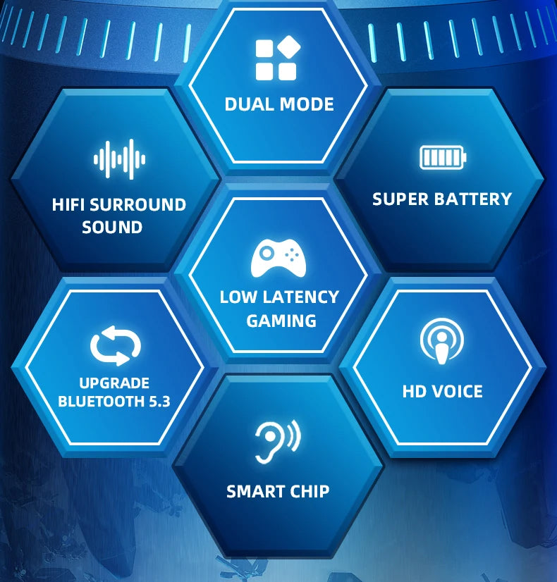 Auriculares Lenovo GM2 Pro TWS Bluetooth 5.3 ANC Gaming