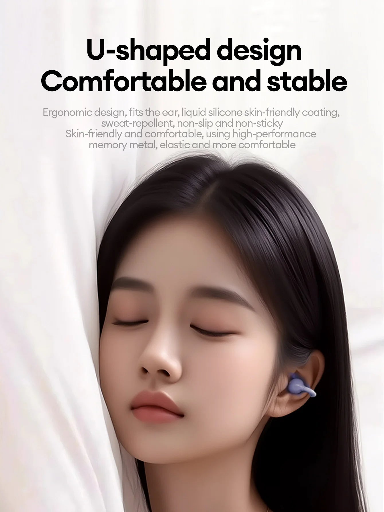 Lenovo LK6 Auriculares Bluetooth 5.4 con Clip