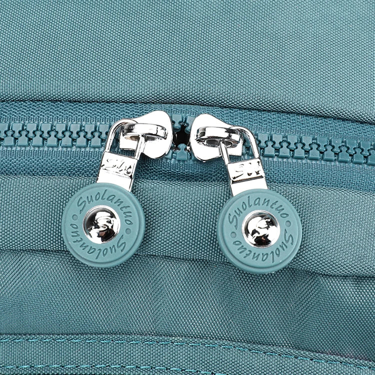 Mochila Elegante Negra para Mujer, Ligera y de Gran Capacidad