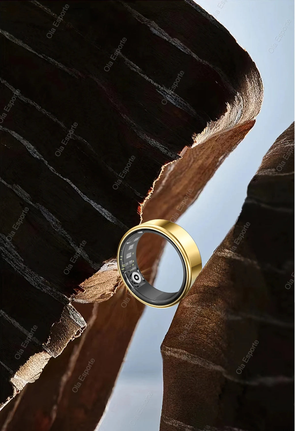 Anillo inteligente R09 para hombres y mujeres con estuche de carga, frecuencia cardíaca, oxígeno en sangre, monitor de temperatura de la piel, resistente al agua 5ATM para Android iOS