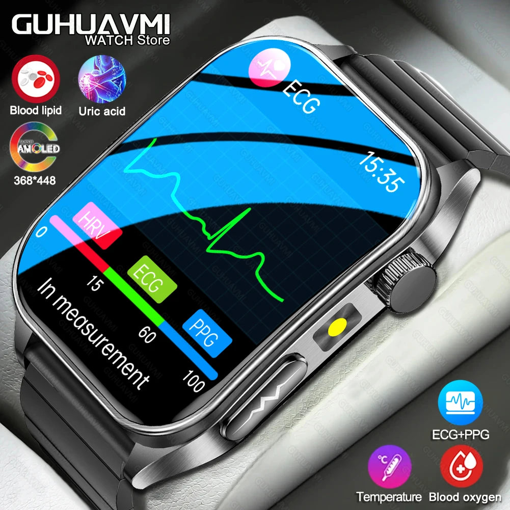 Reloj Inteligente Salud Dual Láser ECG