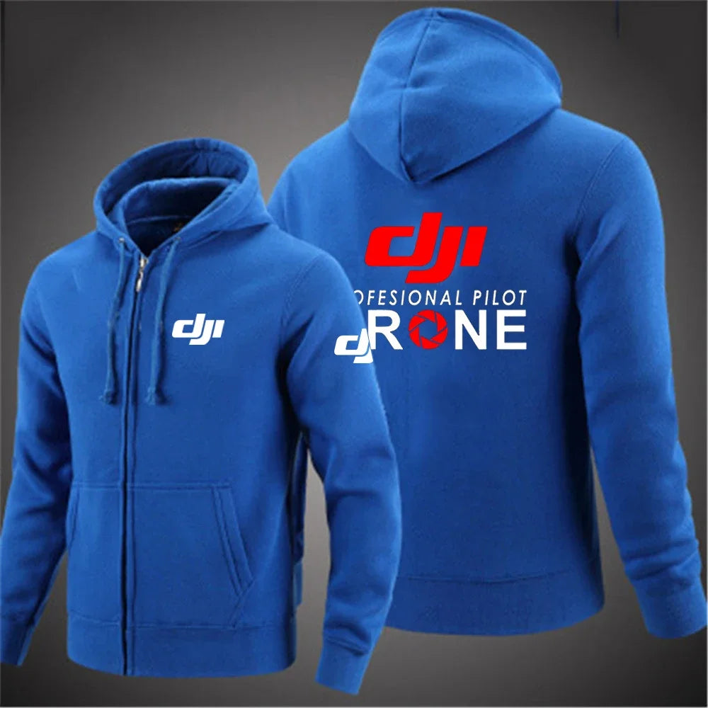 Sudadera con Capucha DJI Pilot para Hombre, Color Sólido