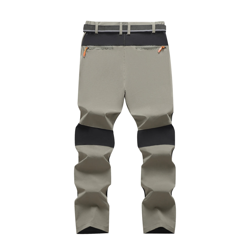 Pantalones de Montañismo al aire libre para hombres, pantalones elásticos de secado rápido de cuatro lados, ligeros y delgados, transpirables, elásticos de verano