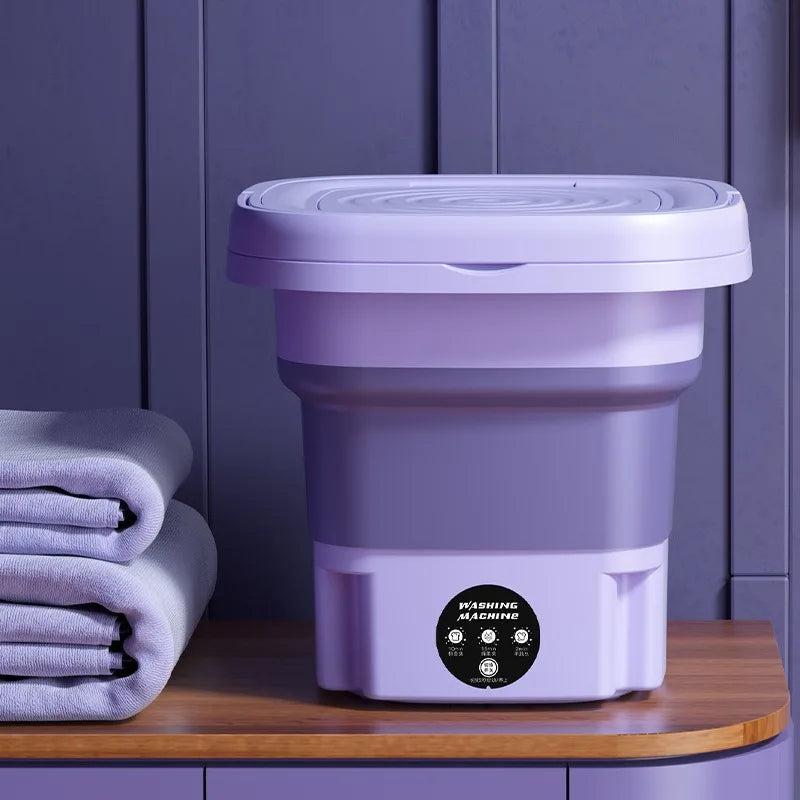 Mini lavadora portátil y plegable para el hogar