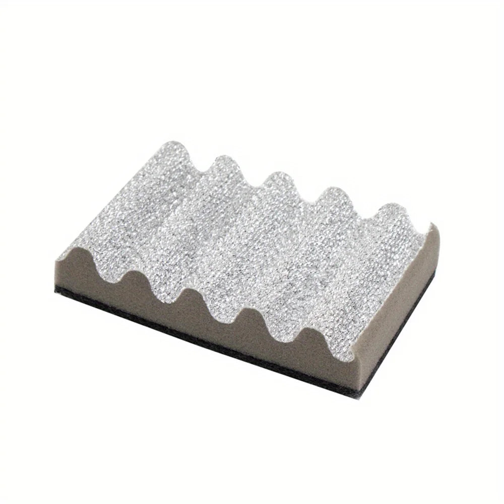 Estropajo de Doble Cara, Grueso y Anti-Rayaduras, para Parrilla Exterior, Fregadero de Cocina, Utensilios Metálicos, Estropajo de Limpieza de Alta Resistencia, Cepillo de Limpieza