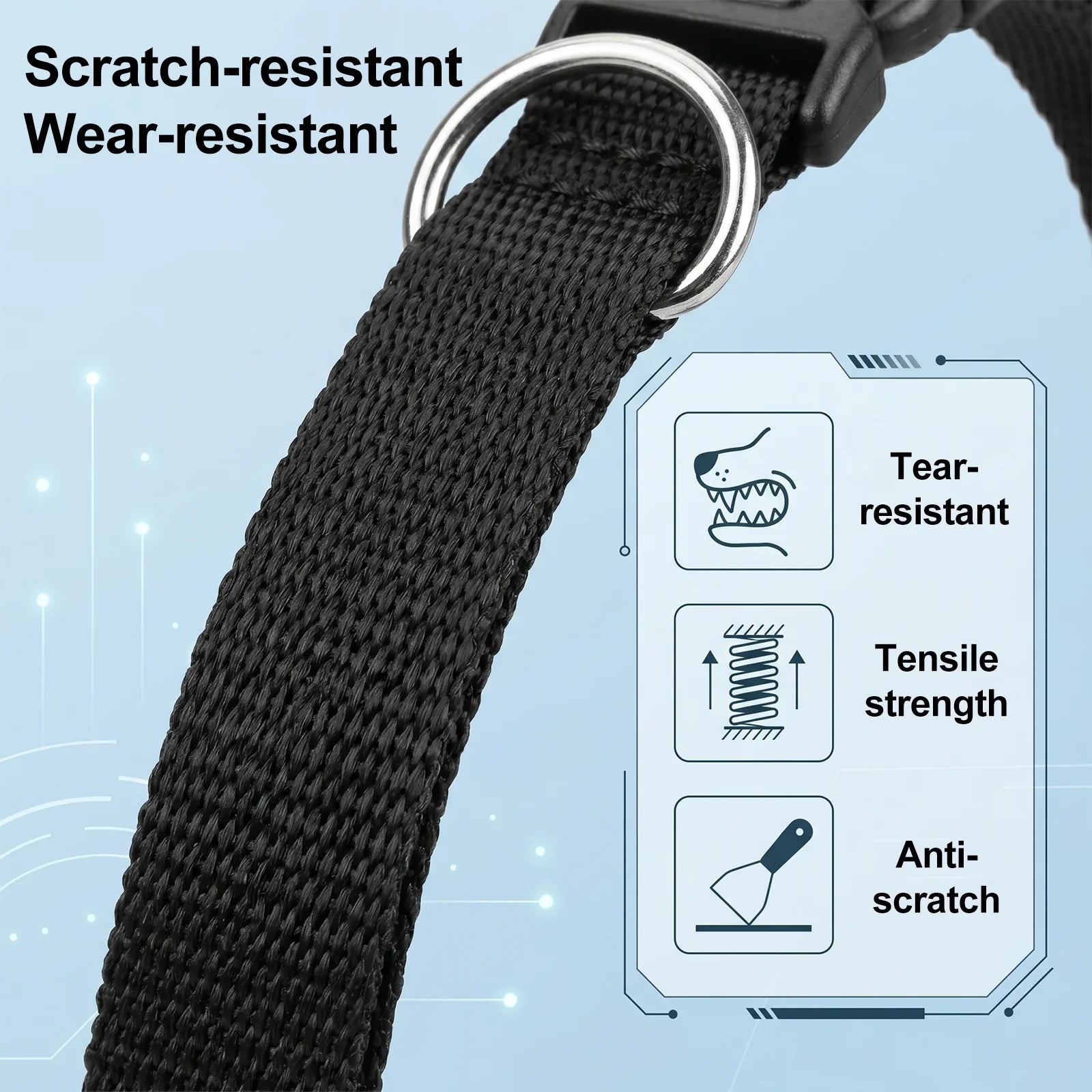 Rastreador GPS para Mascotas a Distancia, Resistente al Agua, Seguimiento en Tiempo Real, Alerta de Movimiento, Collar Antipérdida para Perros y Gatos, Localizador Global para la Aplicación Apple Find