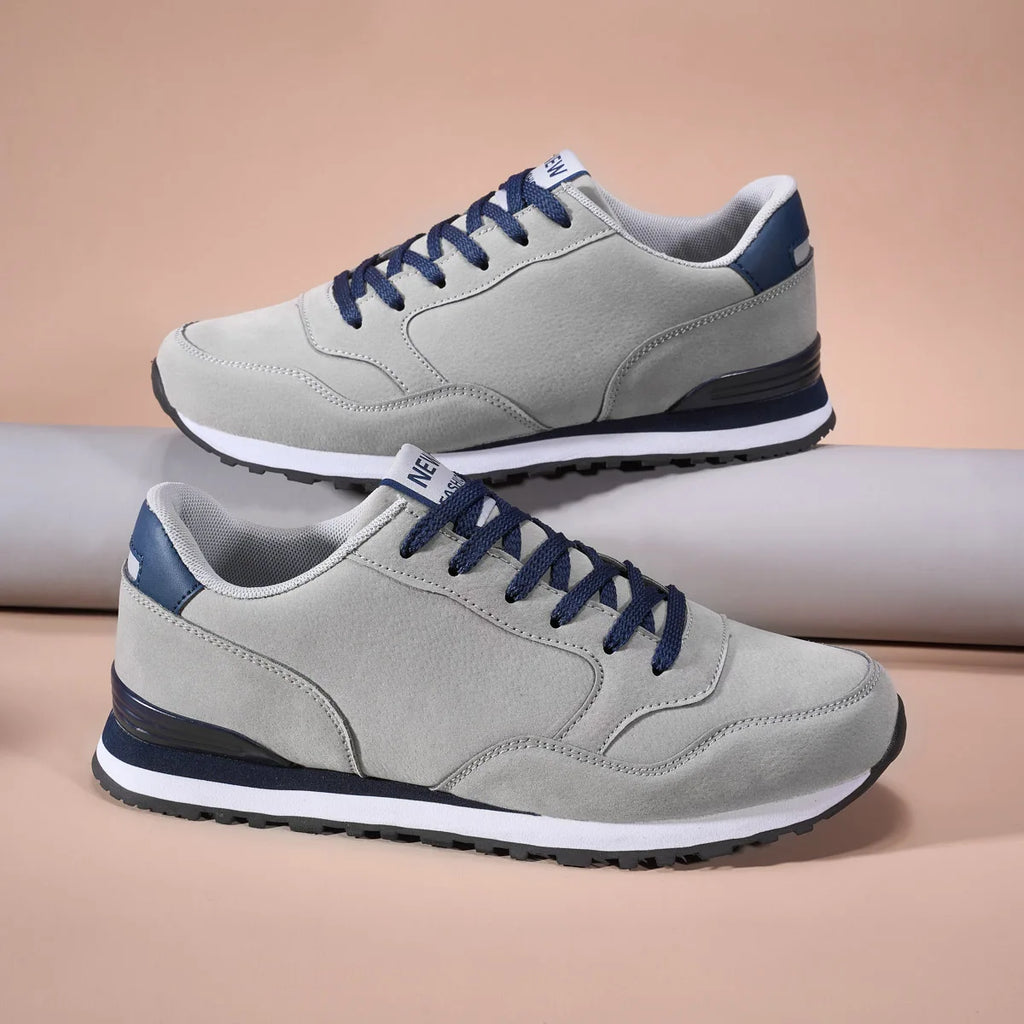 Nuevas de cuero, zapatos para correr para hombre, zapatillas Unisex cálidas de invierno, zapatos ligeros para caminar para mujer, zapatos deportivos de plantilla suave con cordones 37-47