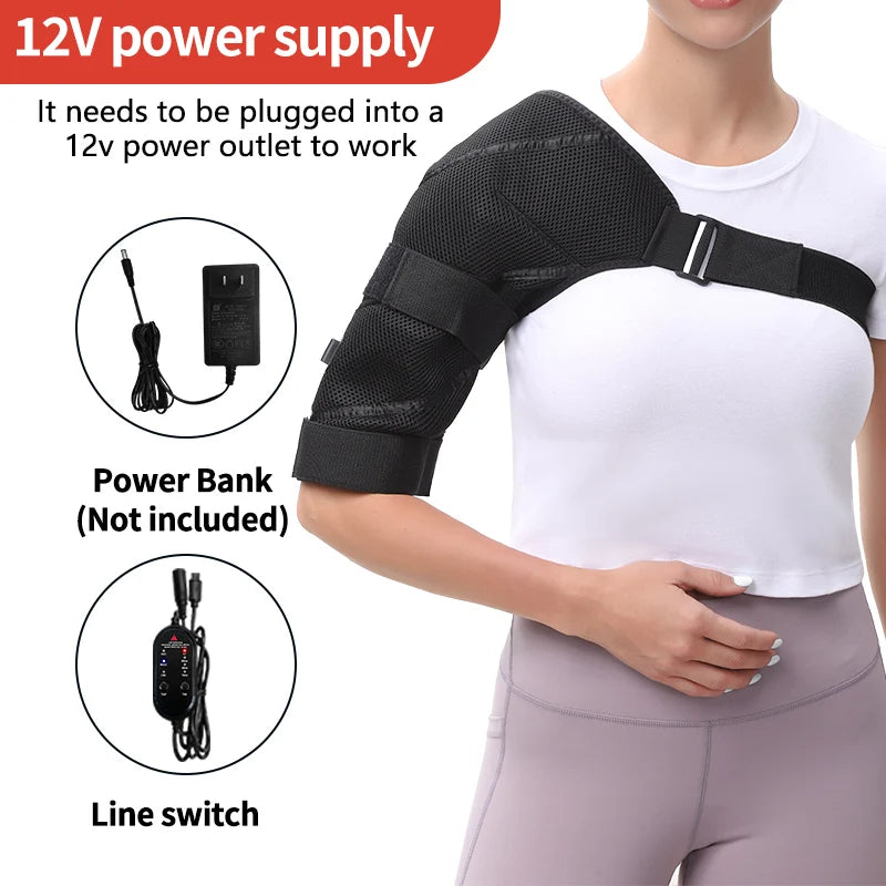 Envoltura Térmica para Hombros con Masaje Vibratorio 3 Modos