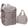 Set 2 Piezas: Mochila y Bolso Tote 180° Gran Capacidad para Viajes