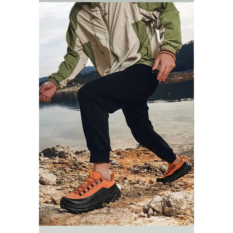 Botas de senderismo para hombre, transpirables y antideslizantes para trekking