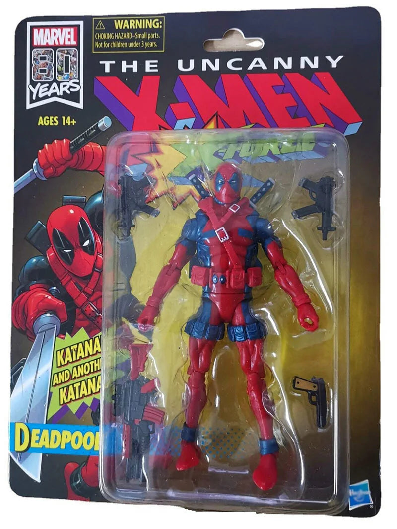 Hasbro Deadpool 80 aniversario limitado Spider Man Venom Kraven 2099 Peter Parker leyenda figura de acción colección de modelos de Anime