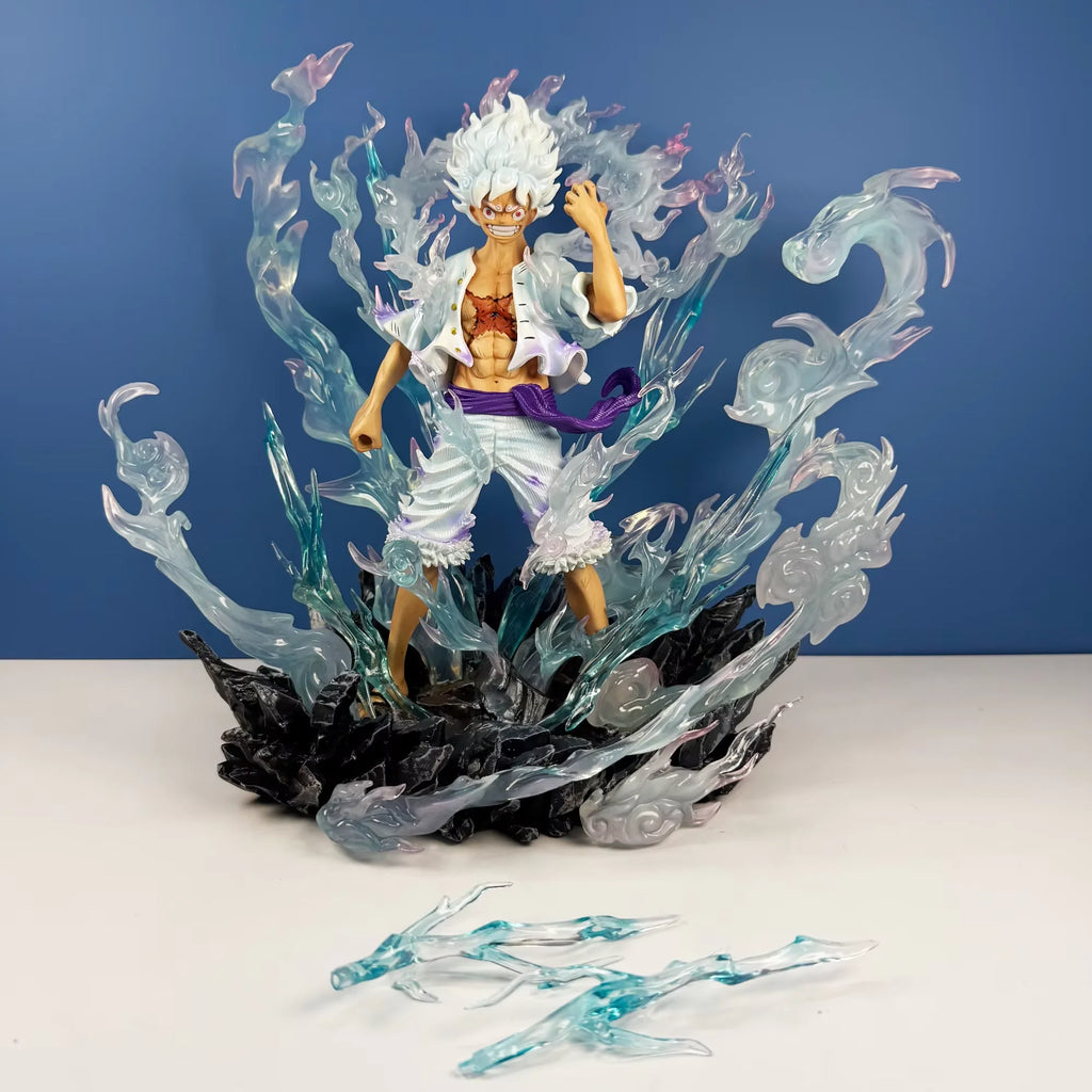 Figura de Anime JT de una pieza de 30cm, estatua de Nika Luffy Force Max, modelo de figura de acción, decoración de escritorio de PVC, colección Figma, regalos de juguete