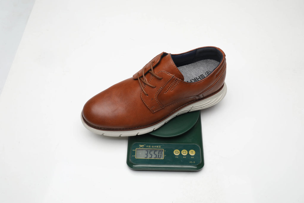 Zapatos Casuales de Cuero para Hombre con Cordones