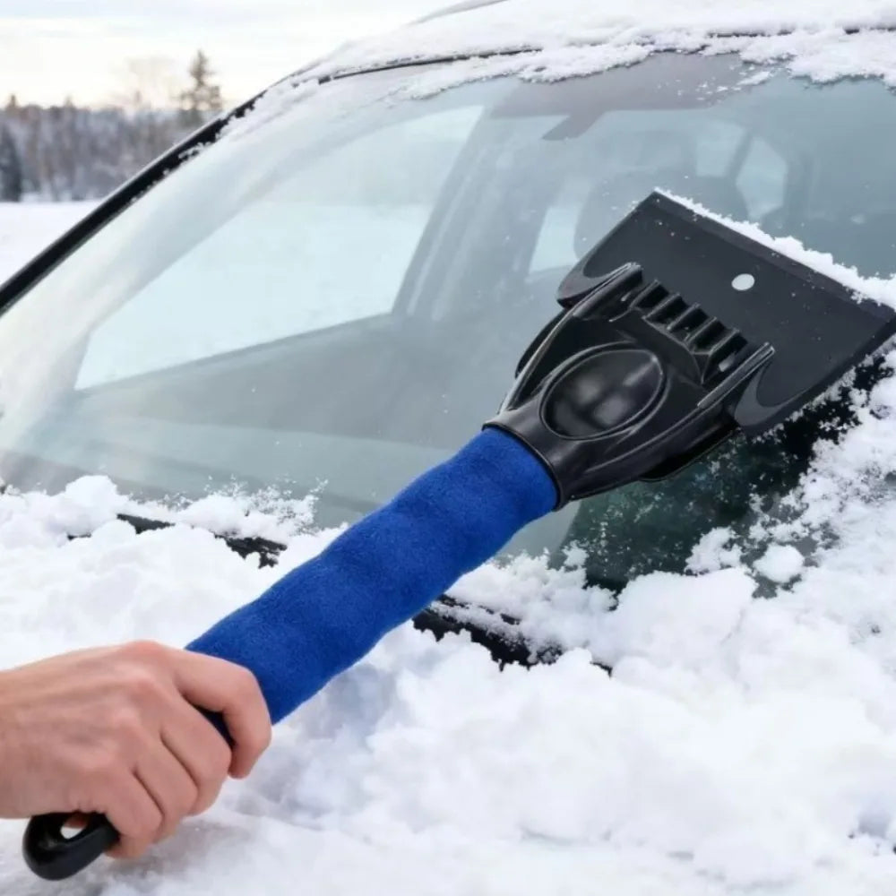 Pala de nieve para parabrisas de coche, herramienta raspadora para limpieza de ventanas y puertas de coches de invierno, accesorios de limpieza automática