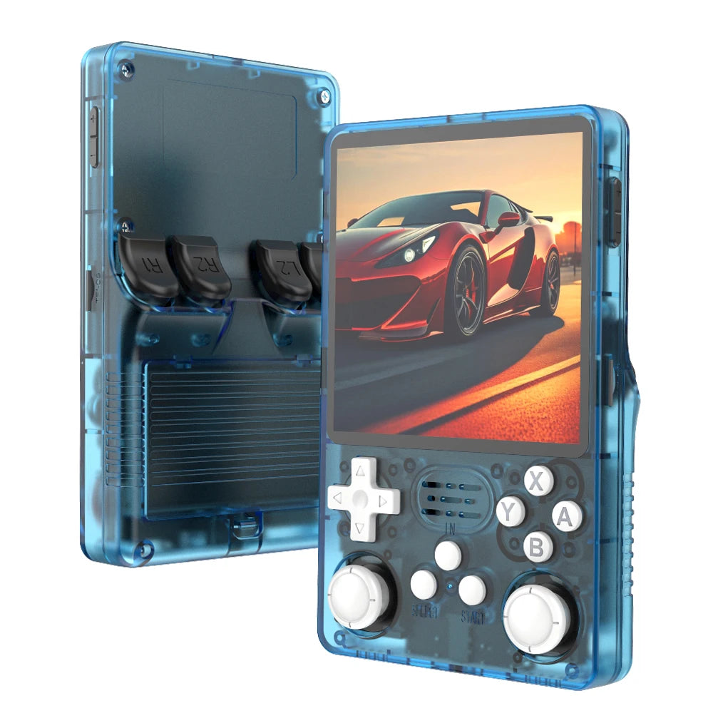 Consola de Juegos Retro R36S Plus, Pantalla IPS 4.0 Pulgadas, 64G o 128G