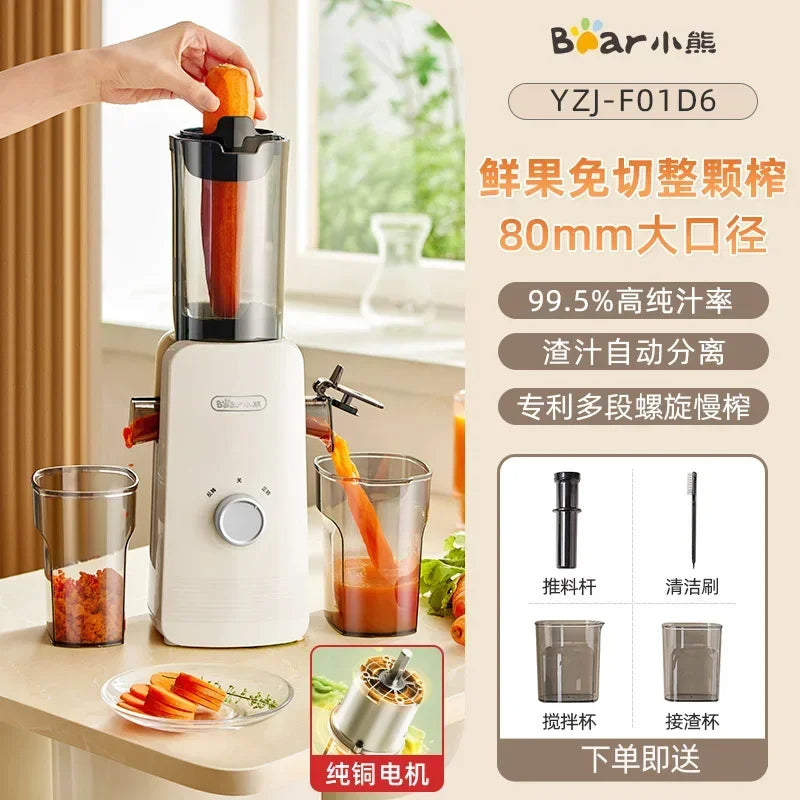 Extractor de Jugos Eléctrico Automático con Separador de Pulpa