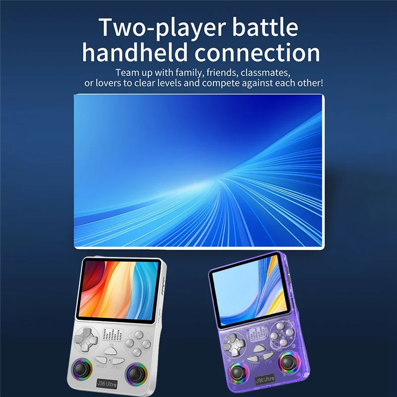 Consola de Juegos Retro J36, 64G, 20000 Juegos, Pantalla 3.5 Pulgadas
