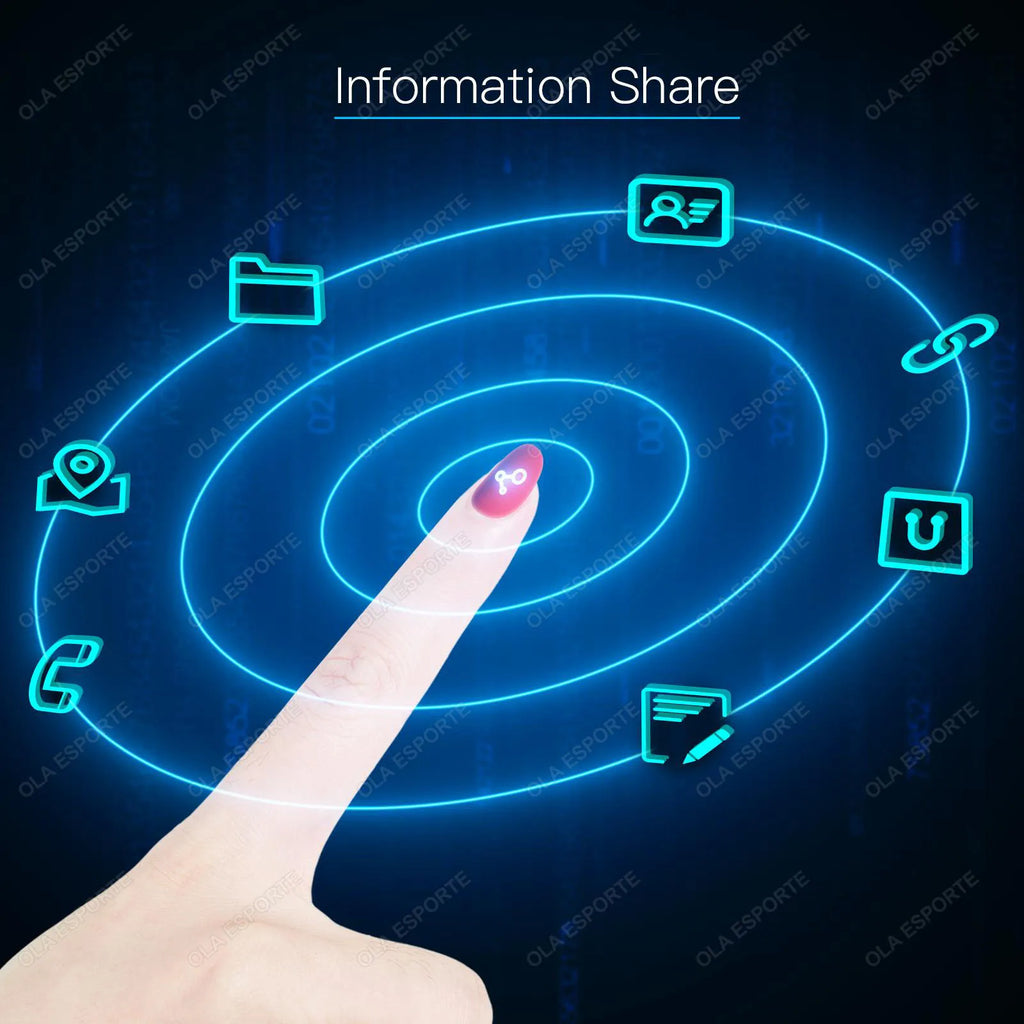 Nuevo Chip de uñas inteligente NFC, llamada Virtual SOS, función de supervisión de Fitness, dispositivo rastreador GPS, Mini rastreador, Chip inteligente para Android IOS