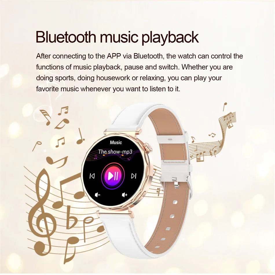 Reloj Inteligente Mujer AMOLED Bluetooth IP68