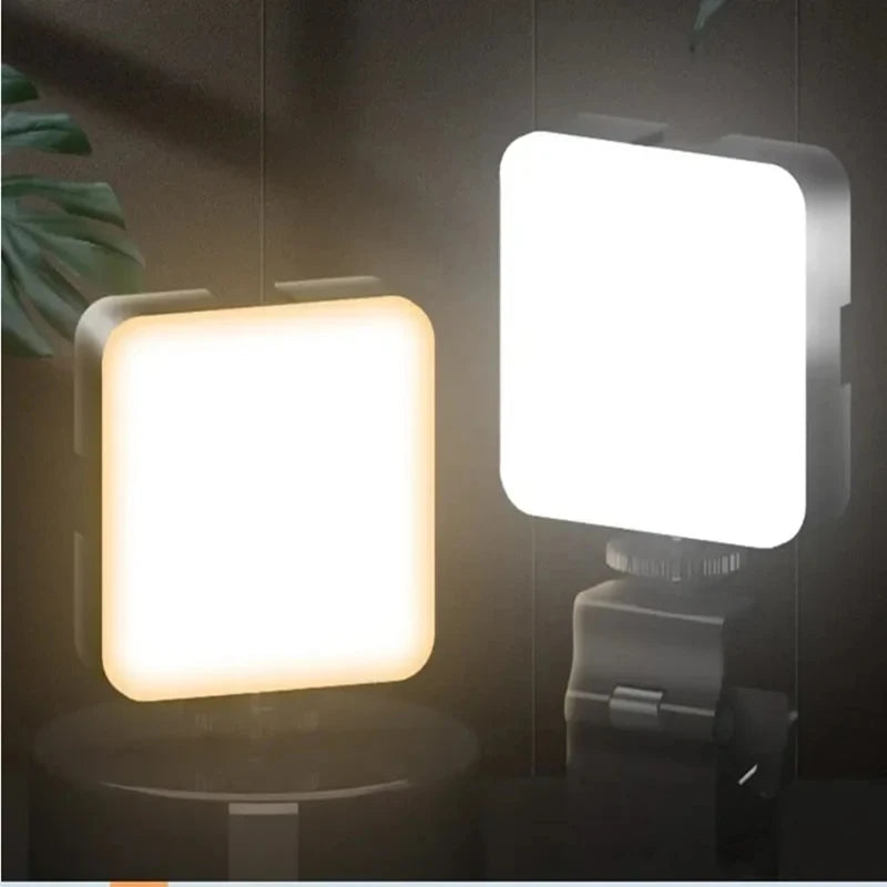 Mini Luz LED de Relleno Portátil para Video y Selfie