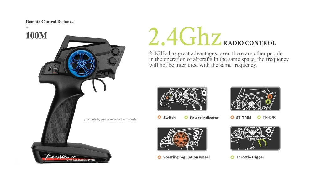 Coche Teledirigido WLtoys Todoterreno 4WD 2.4G hasta 75 km/h