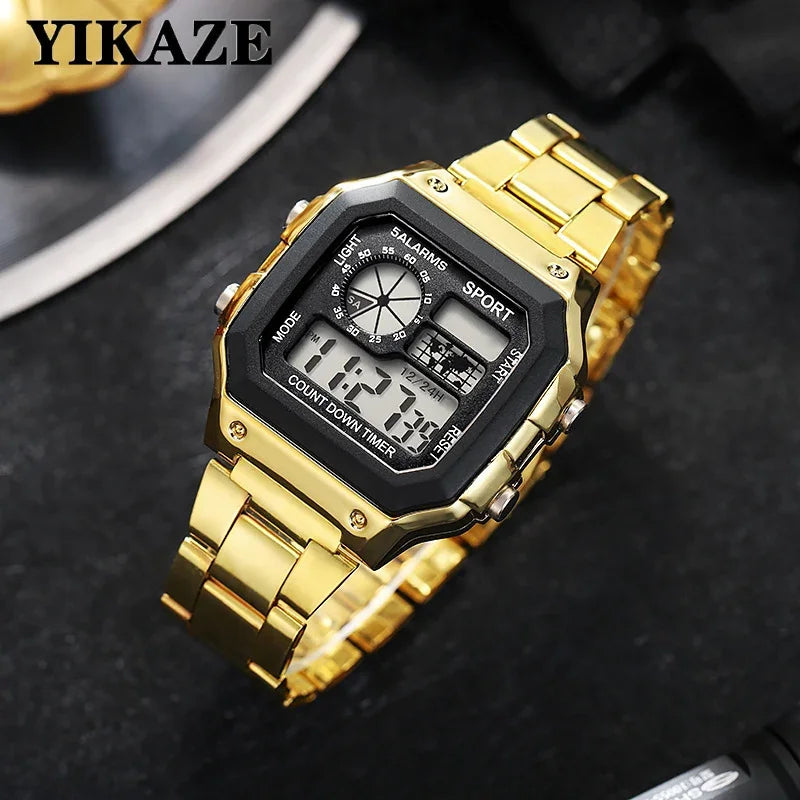 Reloj Deportivo YIKAZE Digital LED con Cuenta Atrás