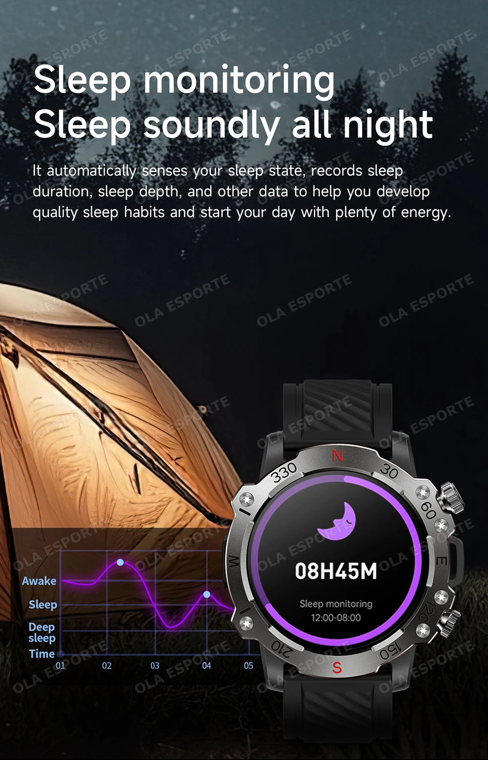 Reloj Inteligente GPS Doble Banda GNSS Militar