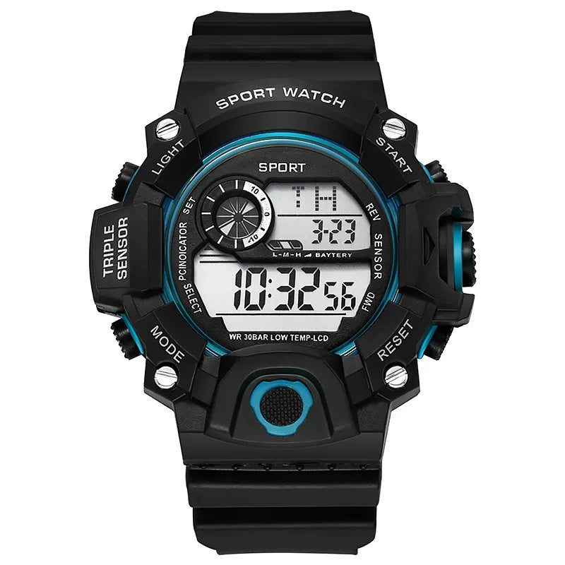 Reloj Digital LED YIKAZE para hombre, relojes deportivos para hombre, reloj electrónico para Fitness, relojes deportivos militares multifunción, reloj, regalos para niños