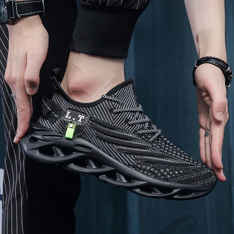 Zapatos deportivos informales de gran tamaño, zapatillas informales para hombre y mujer, nuevos zapatos impermeables para hombre, zapatos para correr ligeros, cómodos y transpirables