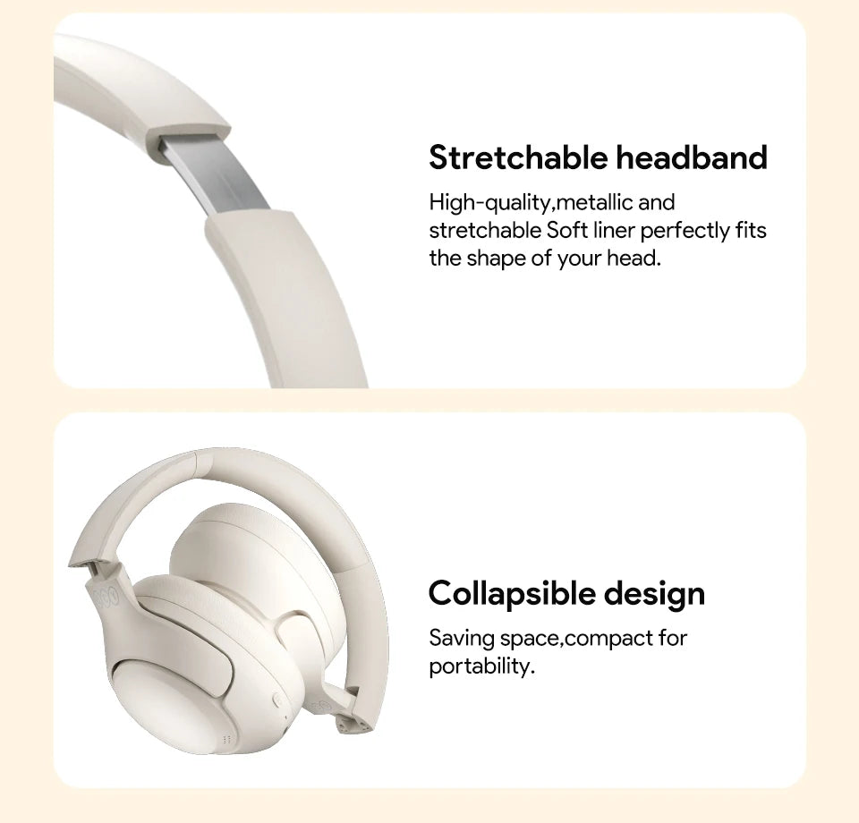 QCY H3 Auriculares ANC LDAC Bluetooth 5.4 60h